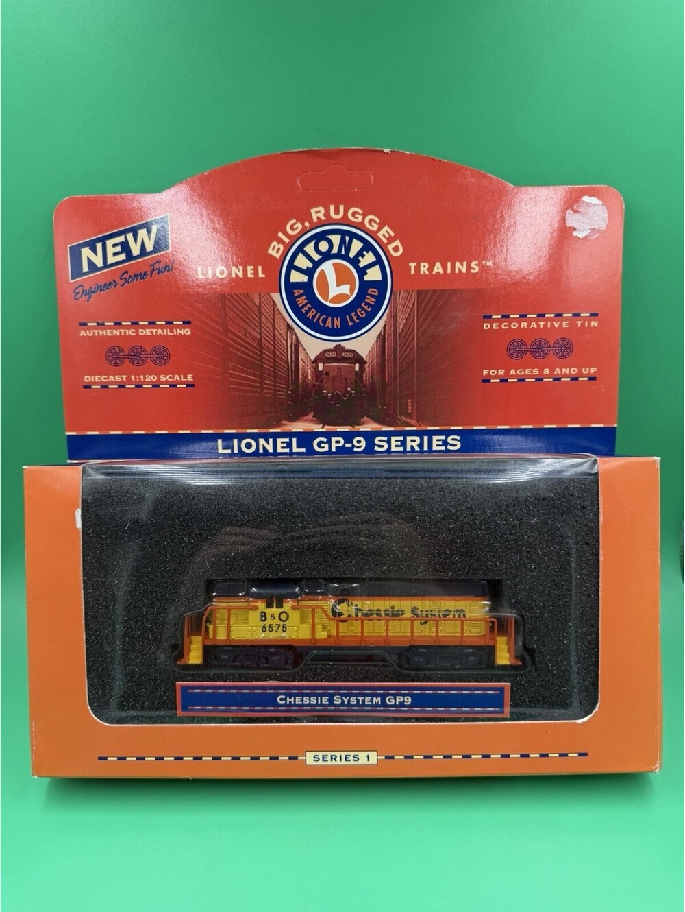 Vintage 1998 NOS Lionel Big Rugged Train Classic Series 1 Chessie System GP9B&O